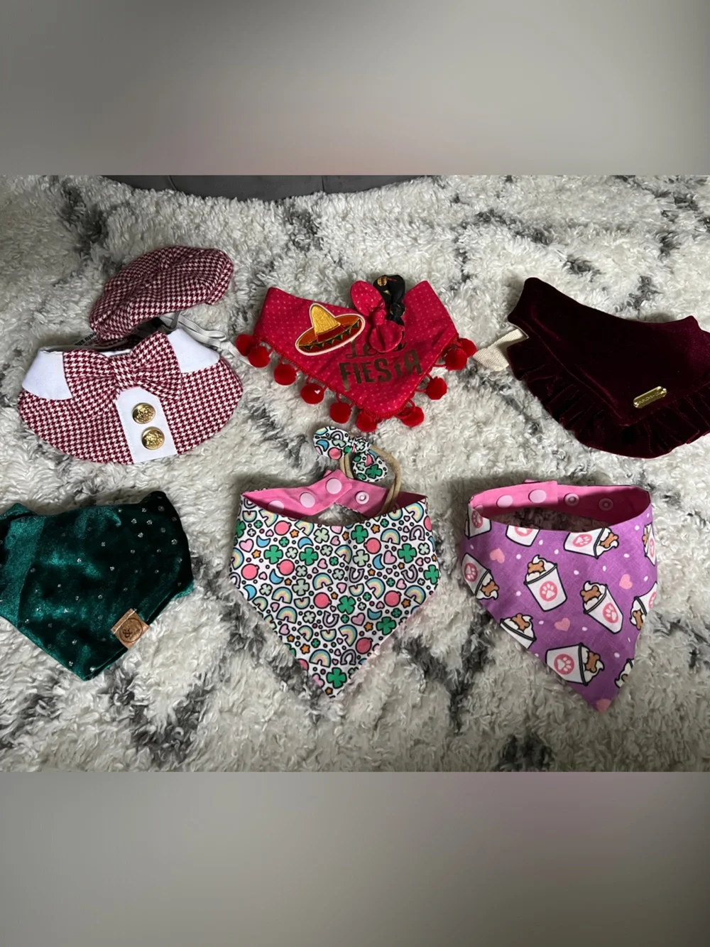 Assorted Decorative Dog Bandanas